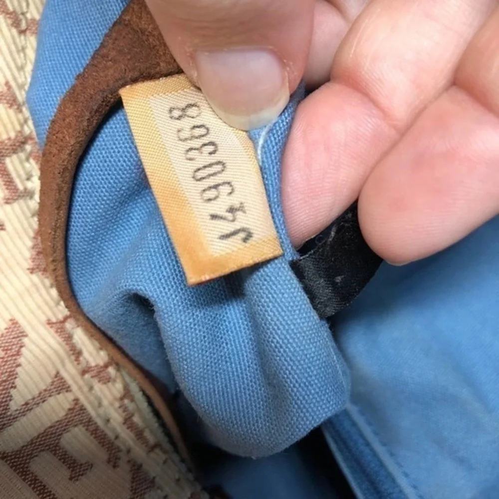 Dooney & Bourke Signature Cream Canvas Hobo Bag